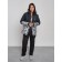 Ski jacket female, size 42, black color