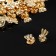 Metal underwear plugs (set 50 pcs), gold color