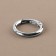 Furniture for bag No. 1, set 4 items, carbine - 2 pcs, chain, buttons, metal, silver