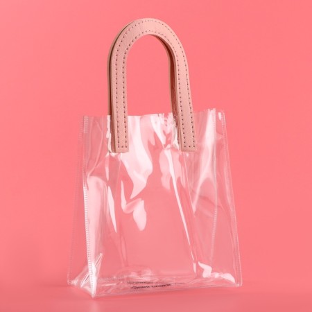 Gift package from PVC, pink, 17 x 15 x 8 cm-1