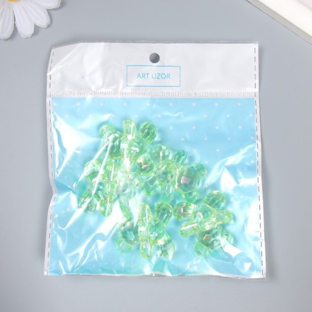 Busina Plastic for creativity "Bear" Green 3.1x3x1.5 cm-3