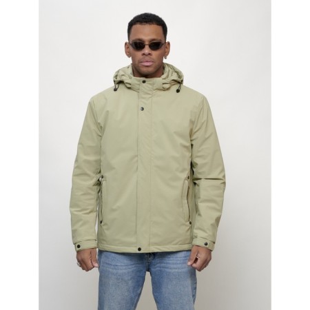 Male spring jacket, size 56, color light green-8
