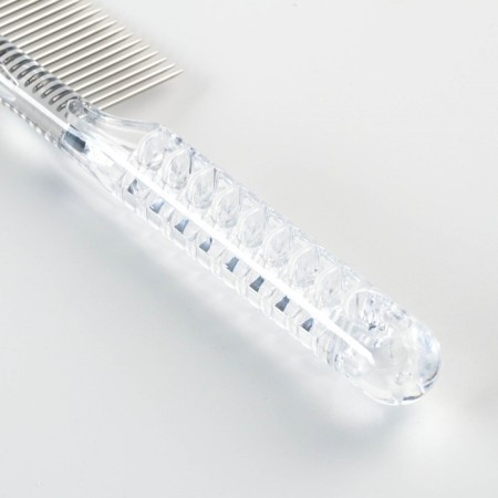 Combine comb “bubbles”, transparent, 20 x 3.6 cm, transparent-3