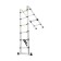 Strengel-ladder Telescopic tundra, folding, aluminum, 1.9 x 1.9 m