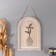 Hooks decorative wood "Veska in a vase" 2.5x16x23.5 cm