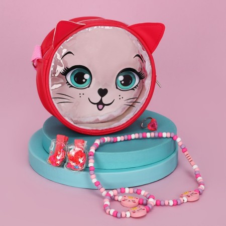 Gift set for the girl "Kotik", bag, accessories-7