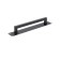 Door handle, black color, 260x40 mm