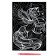 Engraving "Magic Unicorn" with a metallic effect "Gold" A4
