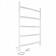 Electric towel Indigo ARC, 600x500 mm, hidden installation, white