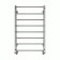 Water towel Terminus "Euromix" P8, 500x800 mm, lower connection, chrome