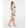 Women's bathrobe Ethel "Gchatik" sleeve 3/4, size 42-44, waffle 200g/m2, 100% cotton