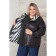 Women's jacket, size 62, black color