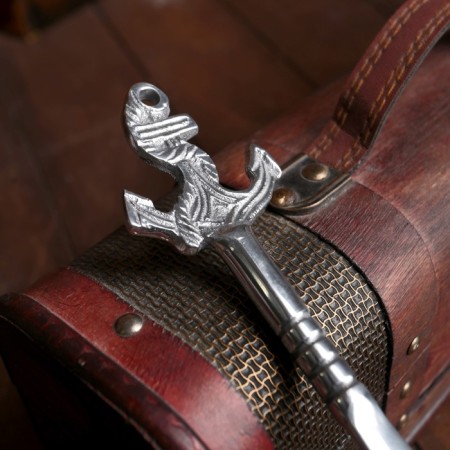 Spoon for shoes "Anchor" aluminum 38x5.5x1 cm-1
