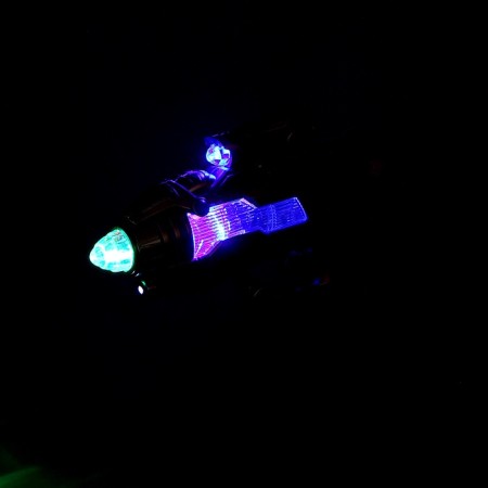 Pistol "Blaster", light and sound, works from batteries, mix-8