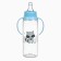 Lovely Baby feeding bottle 250 ml, cylinder, with handles, blue color