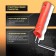 Decorative tundra roller, rubber, "bricks", handle d = 6 mm, 180 mm