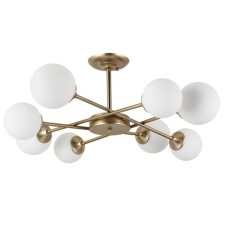 Ceiling chandelier Arte Lamp Marco A2703PL-8SG, E14, 8x60 W, 81x81x34 cm, golden