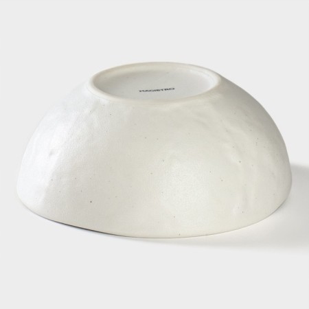 Porcelain salad Magistro Slate, 620 ml, D = 16 cm, white color-2