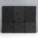 Photo frame in 6 photos 10x10, 10x15 cm "Classic" black set 6 pcs 31.5x40 cm