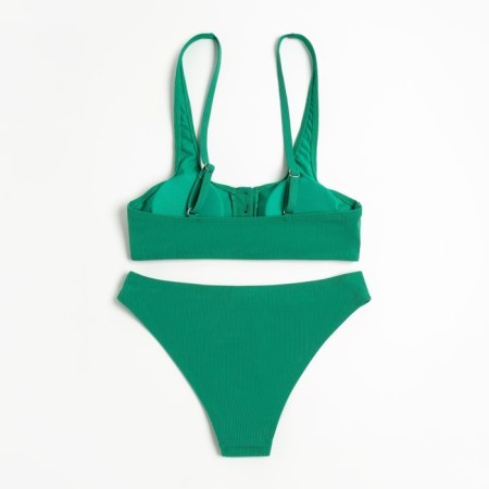 Separate swimsuit minku, green color, size 46-9