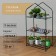 Rabbage for seedlings, 3 shelves, 110 × 65 × 40 cm, metal frame d = 16 mm, without a case