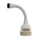 Zein aerator, with stream adjustment, on a flexible hose, 190mm, 3 modes, plastic, white