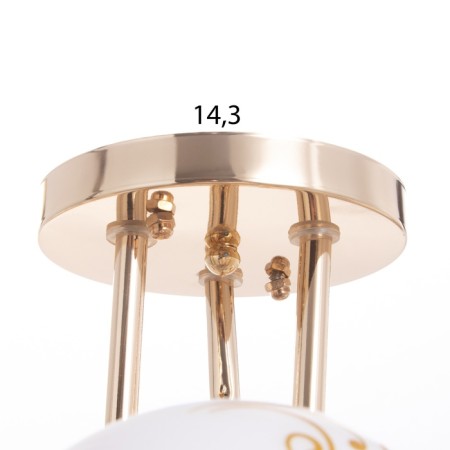 Alana chandelier 3x40W E27 Gold Model: 2612380-5