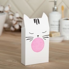 Gift towel Economy and I “Kitik” 30*60 cm, pink, 100% HL, 320 g/m2