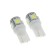 Auto Stuffing LED Cartage, T10 W5W, 12 V, 5 SMD-5050, set 2 pcs