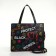 Women's bag with lightning, black color