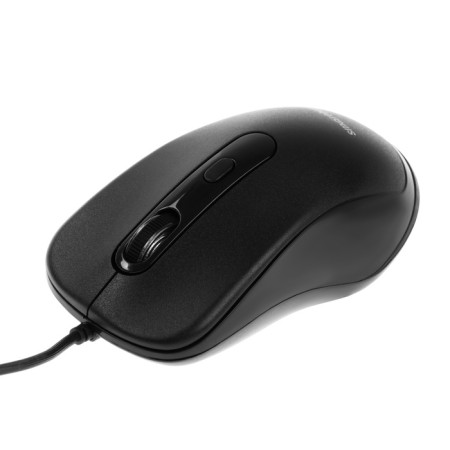 The keyboard set and the mouse Smartbuy One 114282, wire, membranes, 2400 dpi, USB, black-8