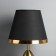 Table lamp "Jean" 1x40W E27 Black/Bronze 25x25x40cm