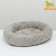 Lynchik for dogs and cats "comfort", soft fur, 50 x 42 x 11 cm, gray