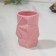 Set: dispenser, glass, soap dish "pink"