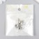 Castle metal for a bracelet with a latch, external d = 0.4 cm silver