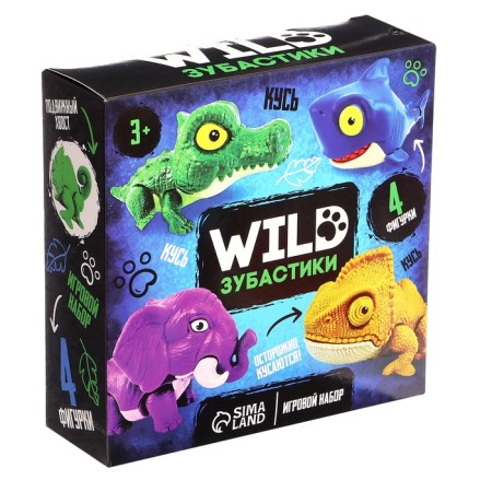Game set "Wild tooth", 4 figures-8