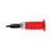 Sprinking screwdriver 1/2 ", with bats 6 pcs., Rubberized handle, case