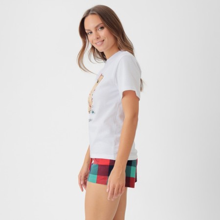 New Year. Female pajamas (T-shirt and shorts) KAFTAN CAPPY size 44-46-3