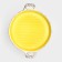 Ceramic baking form "Round", yellow, 1 variety, Iran