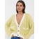 Cardigan female, pistachio color green, size One size (42-46)