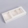 Box fold, pencil case, with a window, white, 25 x 16 x 6 cm
