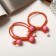 Hair elastic band "Avelin" (set 2 pcs) Bassi bow, mix
