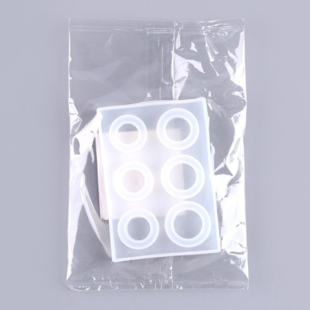 Form Silicone universal “ring” 6 forms, size 1 pc. - 2 cm; 1.8 cm-5