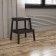 Stol-Streanka, black 430x390x500, array of birch