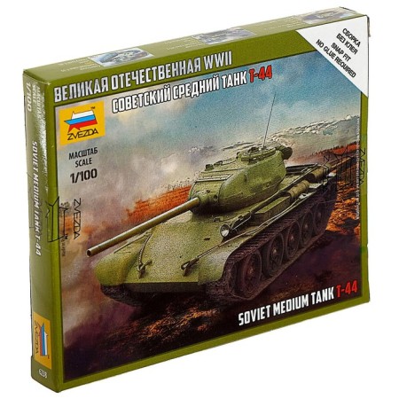 The national team "Soviet Middle Tank T-44" Star, 1/100, (6238)-4