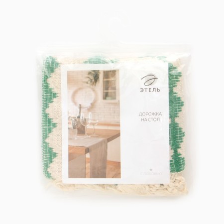Track Ethel Tsv.Bozh/green 32*180 cm, 50% cotton 50% p/e-5