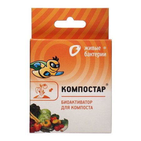 Composting bioactivator "Compostar", "Living bacteria", 50 g