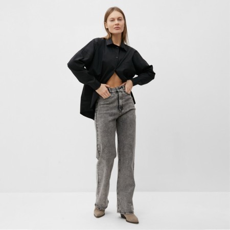 Female shirt, black color, size 48-50-2