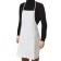 Apron with breasts, white color