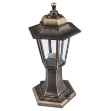 Lamp Garden Era E27, IP44, 60W, 190x170x410 mm, bronze